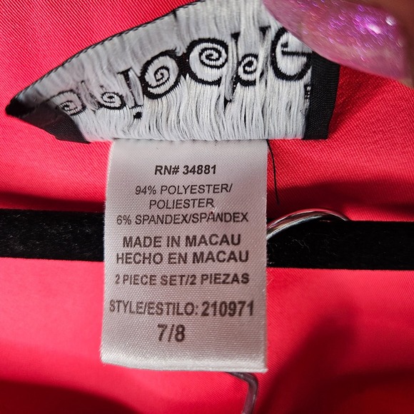 Brioche 2 piece blouse skirt set hot pink size 7/8 professional fitted‎ comfort - Picture 9 of 11